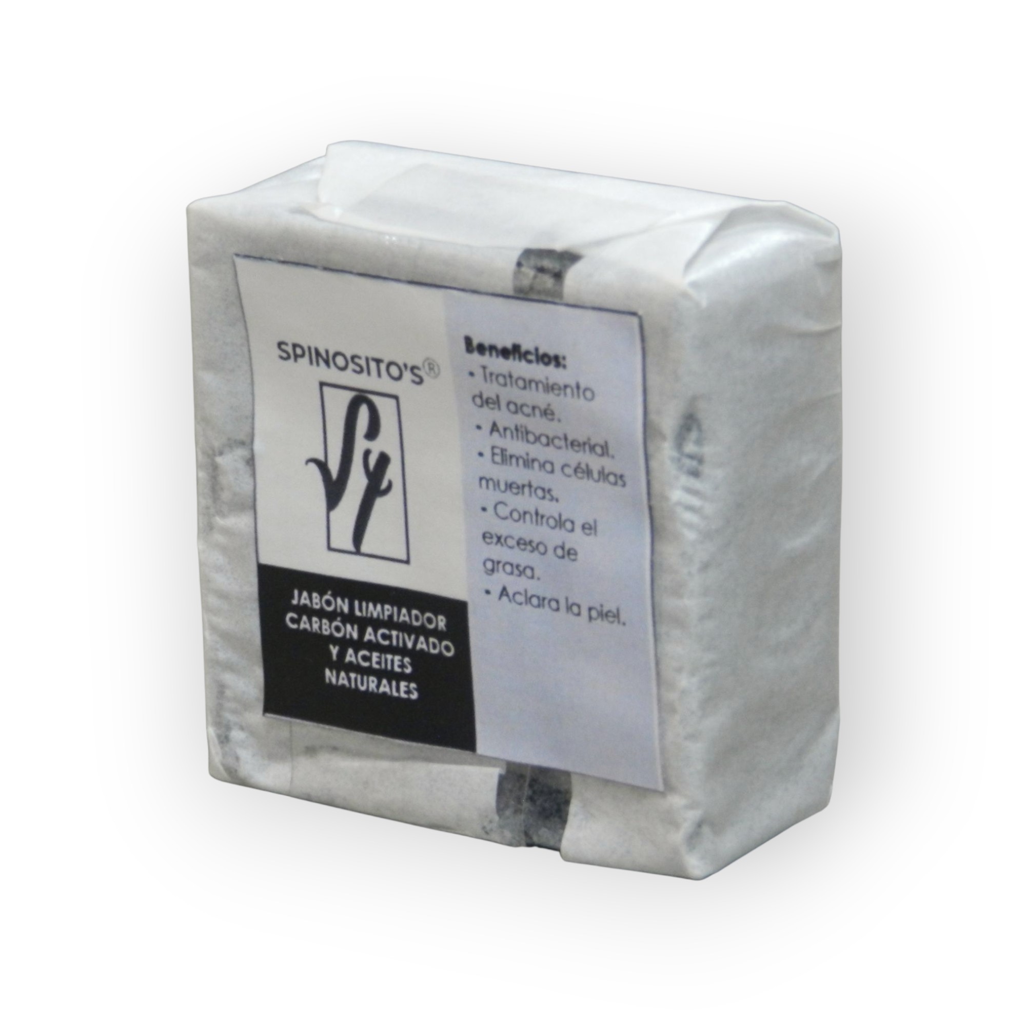 Jabón artesanal carbón activado