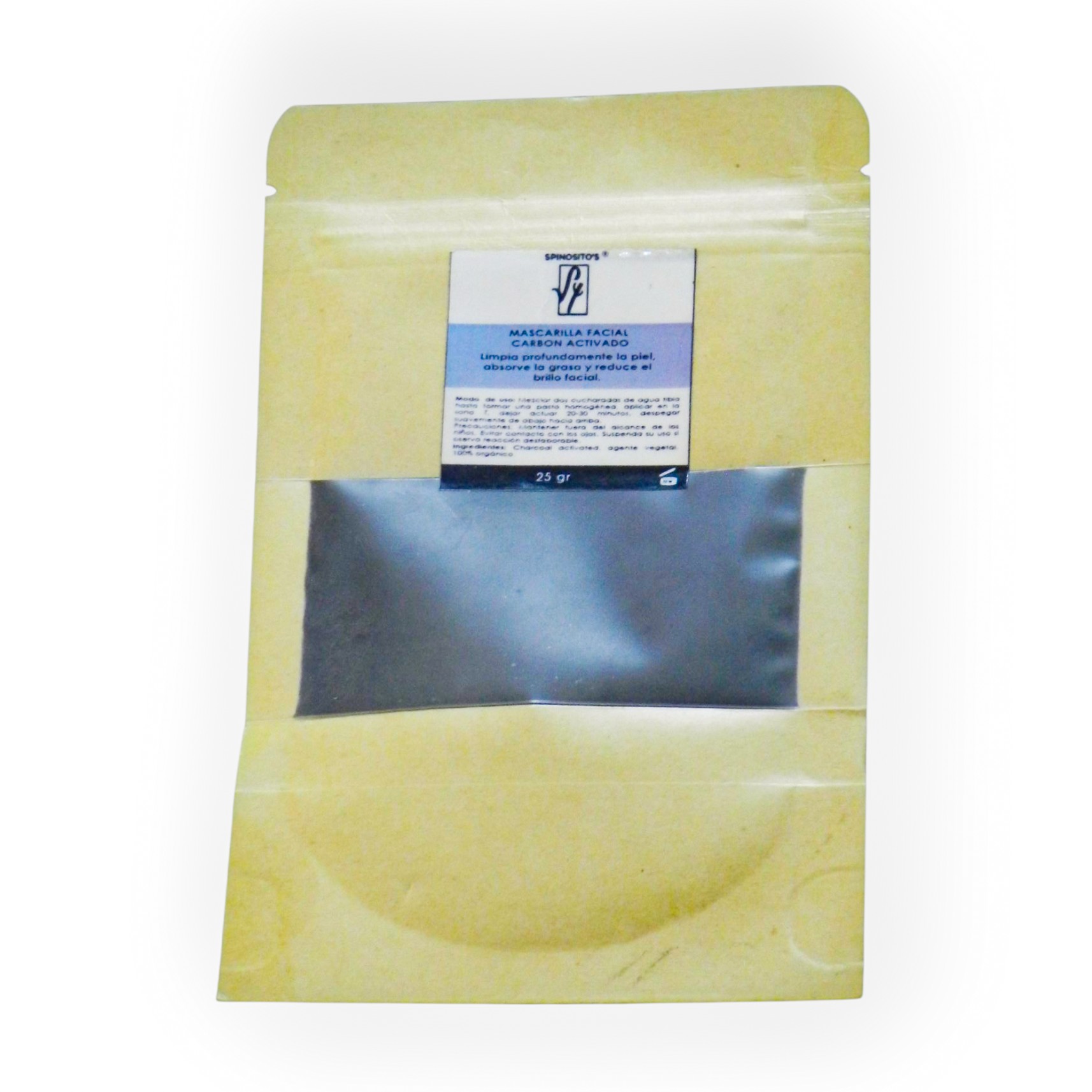 Mascarilla facial carbón activado