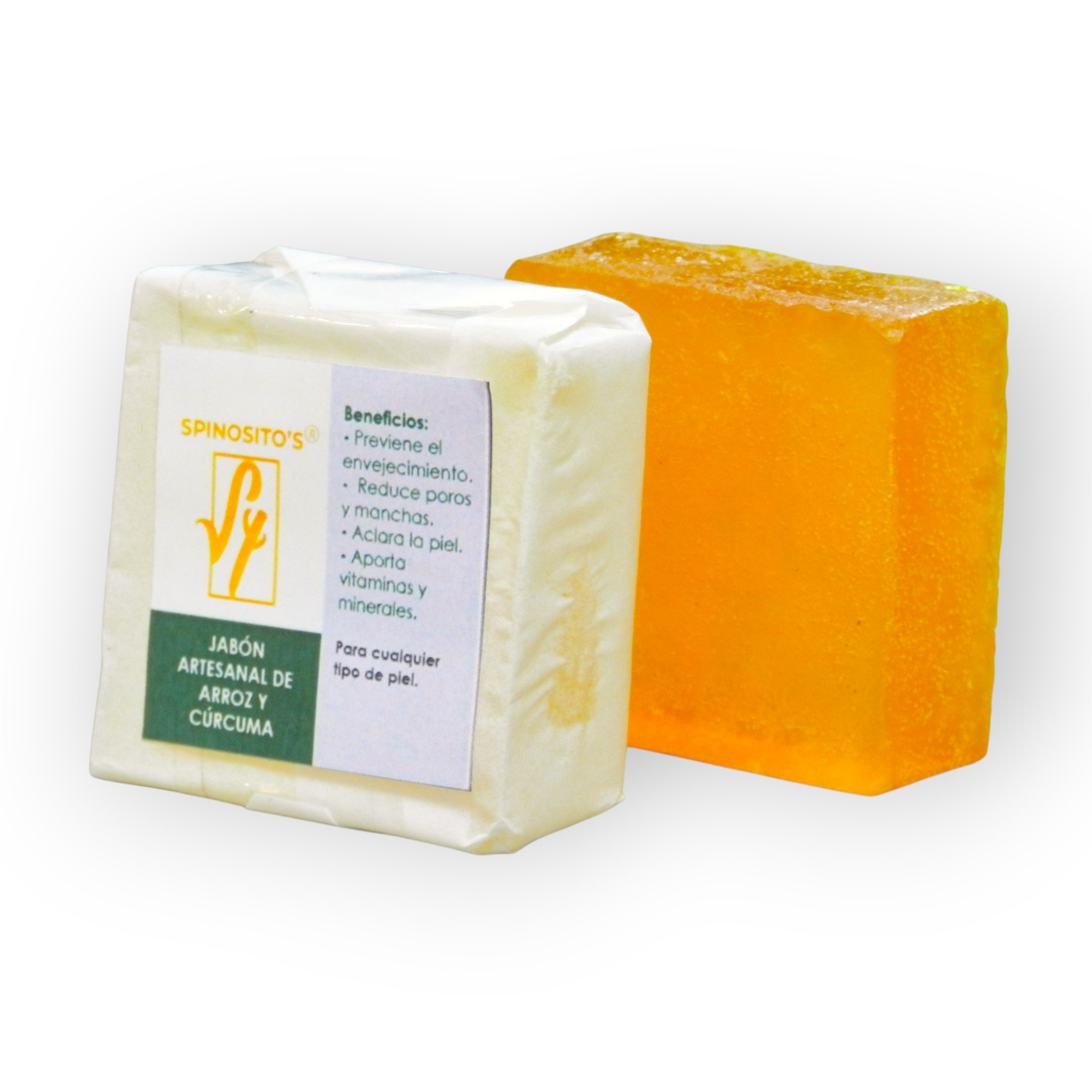 Jabón artesanal anti manchas 